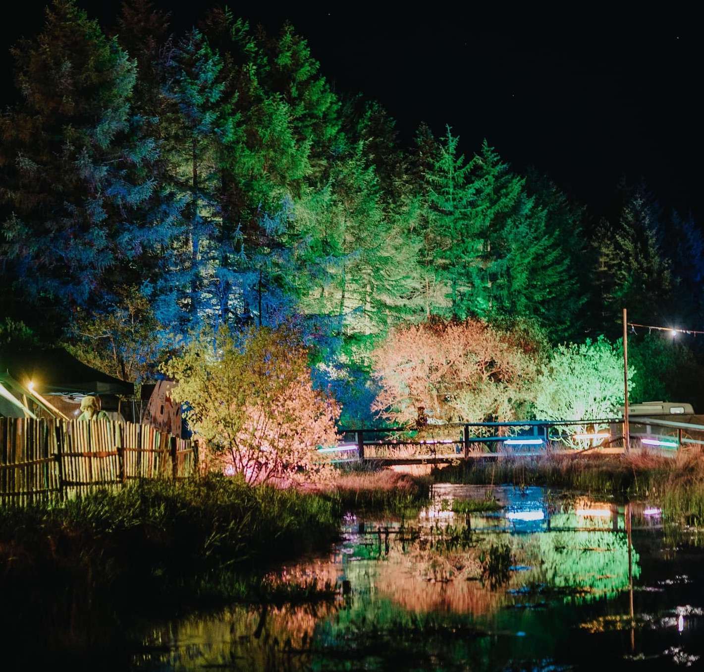picture of outdoor lighting installation